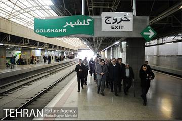 بازدید شهردار تهران از مترو خط 5 18