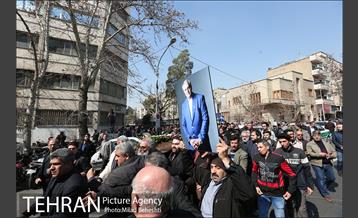 مراسم تشییع پیکر علی معلم 48