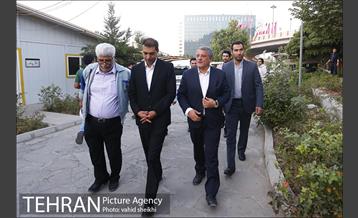 بازدید شهردار تهران از پروژه های عمرانی شهر تهران 2
