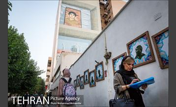 نگاره های شهدا بر دیواره های شهر 18