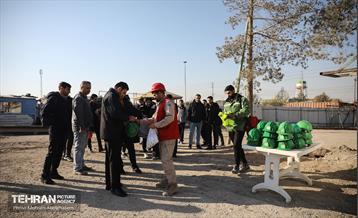 بازدید دانشجویان از پروژه ایستگاه مترو تختی 39