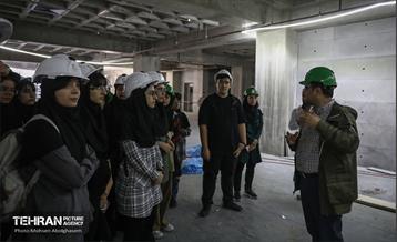 بازدید دانشجویان از پروژه خانه شهر 7