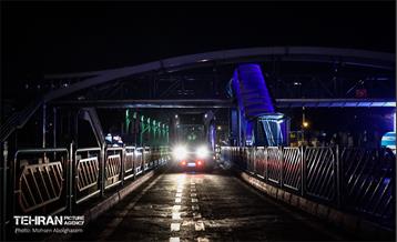 تست تراموای چرخ لاستیکی در تهران 25