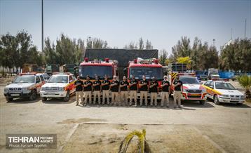 خدمات رسانی شهرداری منطقه 5 در پایانه مرزی مهران 19