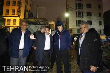 بازدید شبانه مدیران شهری از رود دره ها، مسیل ها و پروژه زیرگذر گیشا 7