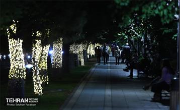 «جشن نور تهران» در بلوار کشاورز 14