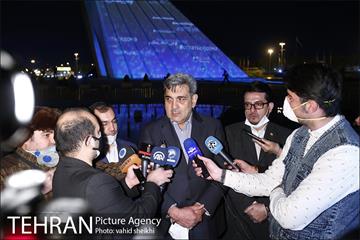ویدئو مپینگ بر روی برج آزادی با موضوع کرونا  16