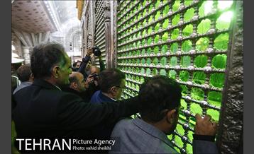 تجدید میثاق کارکنان گزینش با آرمان های امام و دیدار با یادگار ایشان 9