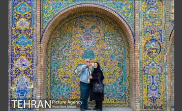 قاب‌های کاشی‌های کاخ کلستان 16