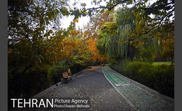 طبیعت پاییزی بوستان لاله 21