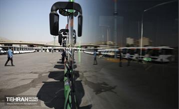 بازدید اصحاب رسانه از منطقه ۵ شرکت واحد اتوبوسرانی 22