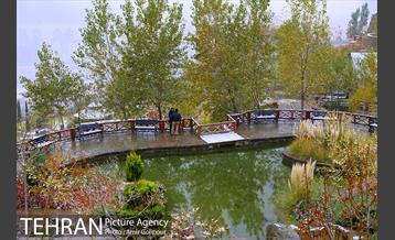 بارش پاییزی برف در ارتفاعات بوستان کوهستانی آبشار تهران‎ 34