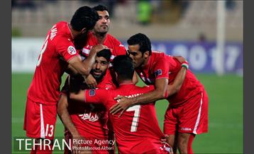 دیدار تیم‌های فوتبال پرسپولیس و الوحده