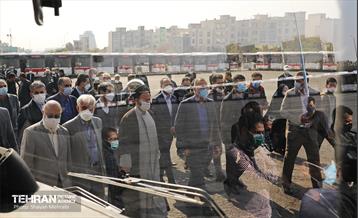 آیین رونمایی از ۱۱۰ دستگاه اتوبوس در ناوگان حمل و نقل عمومی 47