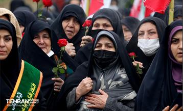 مراسم تشییع و تدفین شهید گمنام در بوستان ولایت 19