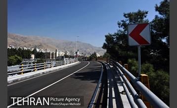 افتتاح پل غیر همسطح بزرگراه شهید چمران (پل شهید نوروزی) با حضور شهردار تهران 3