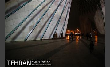 نور افشانی برج آزادی  9