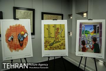 افتتاح نمایشگاه کاریکاتور شهرهوشمند و تهران من 12