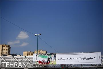 قهرمانان فوتبال ایران در نماهای شهری تهران  4