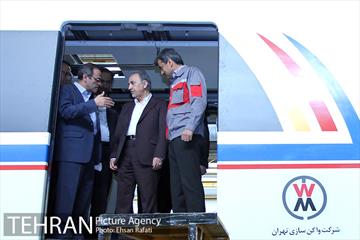 بازدید دکتر نجفی از واگن سازی پارس 11