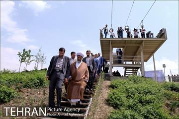 افتتاح زیپ لاین و پل معلق برج میلاد 9