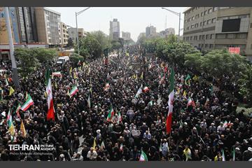 تشییع شهدای اقتدار ملی در تهران - 3  59