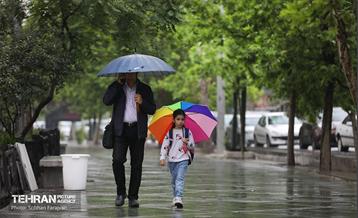 بارش باران بهاری در تهران - 1 12