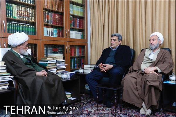 دیدار شهردار تهران با آیت الله العظمی بیات زنجانی  8