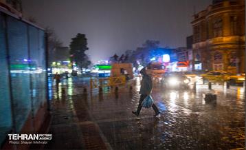 بارش باران زمستانی در تهران 21