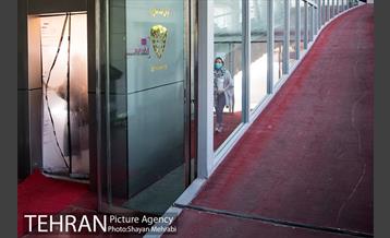 رعایت پروتکل های بهداشتی در پردیس سینمایی ملت 1