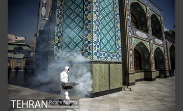 عملیات ضدعفونی امامزاده صالح(ع) 14