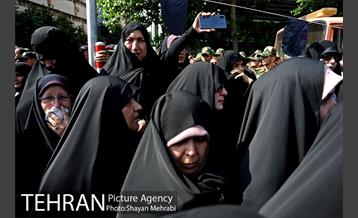 مراسم تشییع پیکرهای مطهر ۱۵۰ شهید تازه‌ تفحص‌ شده دفاع مقدس 6