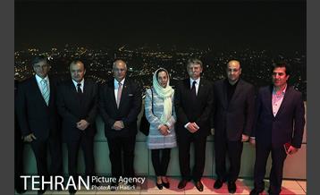 بازدید رییس مجلس ملی مجارستان ار برج میلاد تهران 20