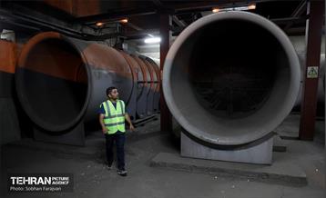 عملیات تعمیر و نگهداری تونل توحید 6