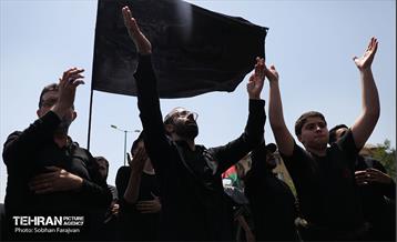 دسته عزاداری دانشگاه امام صادق(ع) در ظهر تاسوعا 14