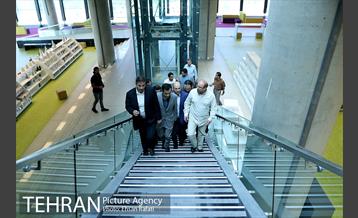 بازدید شهردار تهران از آخرین مراحل ساخت باغ کتاب تهران 8