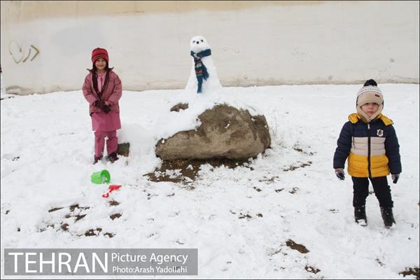 بارش برف در تهران 7