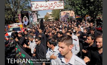 تشییع پیکر آتشنشان شهید مهدی حاجی پور 9