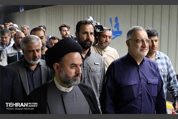 آیین تست گرم مسیر پایانی خط ۷ مترو تهران و بهره‌برداری از ورودی دوم ایستگاه آهنگ 38