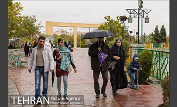 روز طبیعت بارانی در بوستان رازی 8