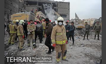 هشتمین روز آواربرداری ساختمان پلاسکو-1 24