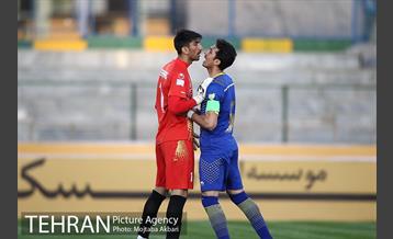 دیدار راه آهن و نفت تهران در لیگ برتر فوتبال 19