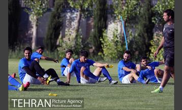 اولین تمرین تیم فوتبال استقلال تهران