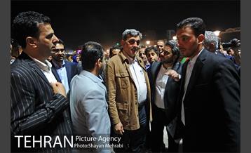 آئین بهره برداری از میدانگاه شهدای هفتم تیر با حضور شهردار تهران 57