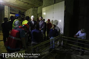 بازدید شهردار تهران از خط ۷ مترو  31