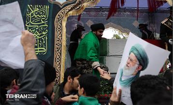 تشییع پیکر ۱۰۰ شهید مردمی و مدافع امنیت در تهران - 1 31