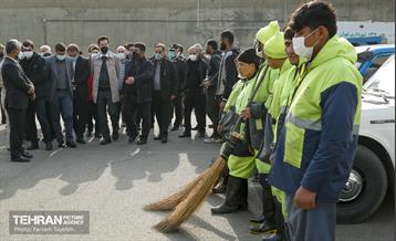 مانور برف روبی شهرداری منطقه 5