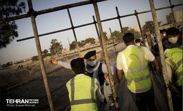 اقامه نماز عید فطر افغانستانی های اهل تسنن مقیم تهران 10