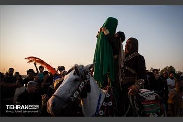 کاروان نمادین اسرای کربلا در مسیر طویریج  30