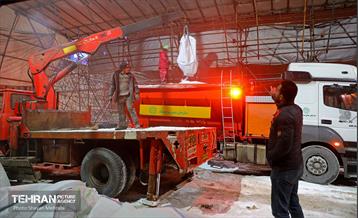 بازدید معاون خدمات شهری از سایت‌های برف‌روبی شهرداری تهران 27